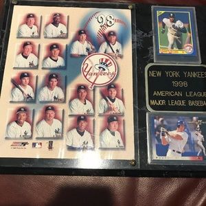 New York yankees(1998) MLBAmerican League Plaque